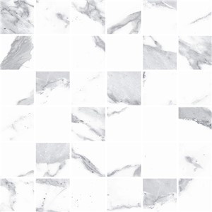 NB17866 MARBELLOUS STATUARIO ARABESCATO SQUARE MOSAIC 330X330