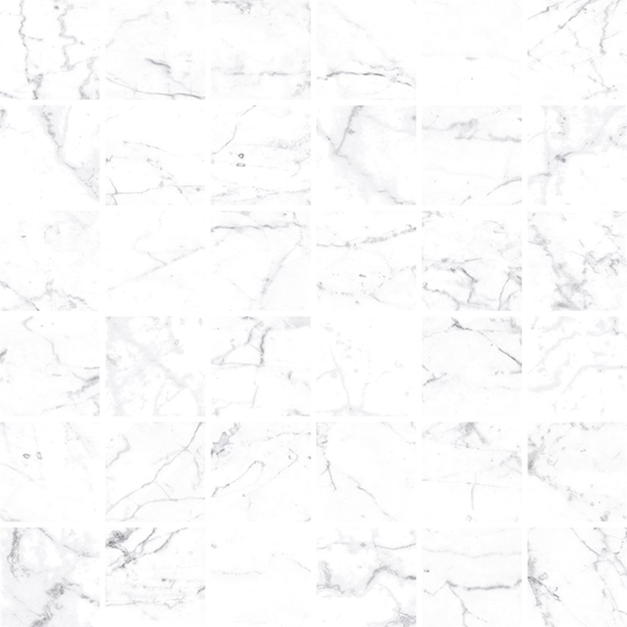 NB17867 MARBELLOUS CARRARA VENATINO SQUARE MOSAIC 330X330