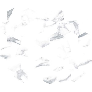 NB17869 MARBELLOUS STATUARIO ARABESCATO HEXAGON MOSAIC 330X300