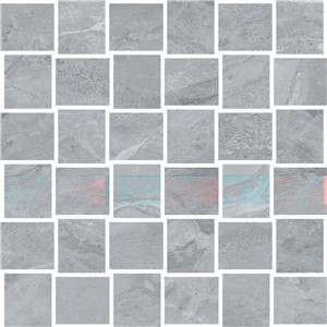 NB17871 MARBELLOUS OROBICO SILVER IRREGULAR MOSAIC 300X300