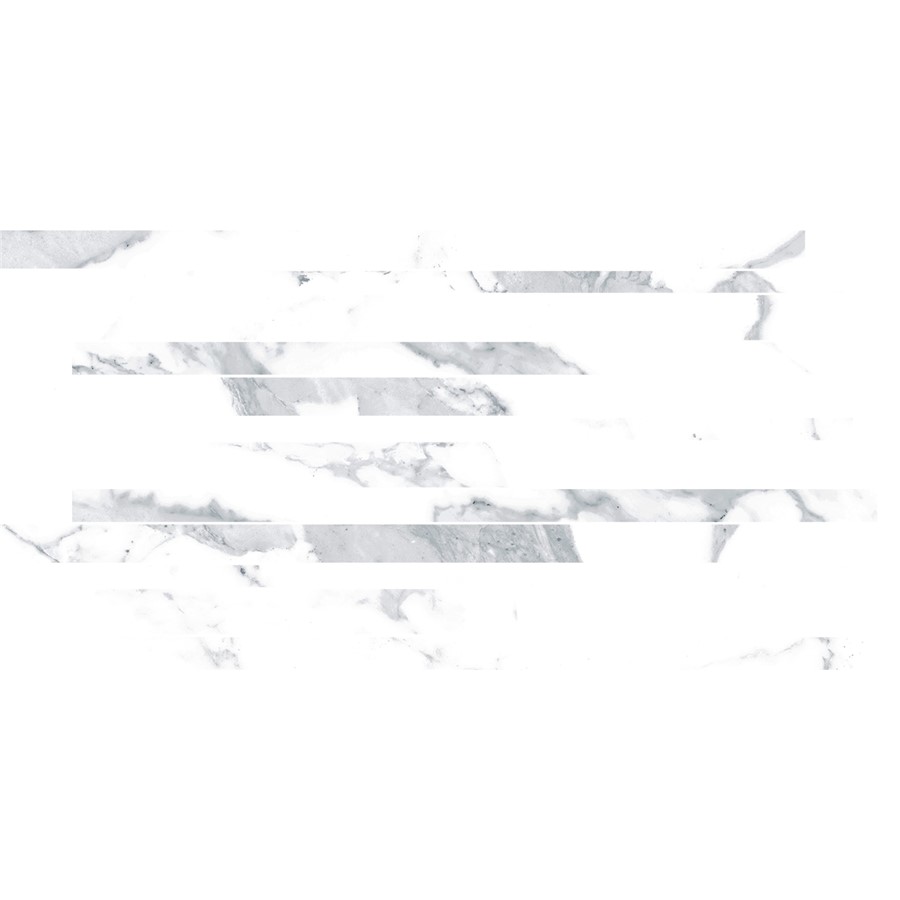 NB17875 MARBELLOUS STATUARIO ARABESCATO STICK MOSAIC 325X600