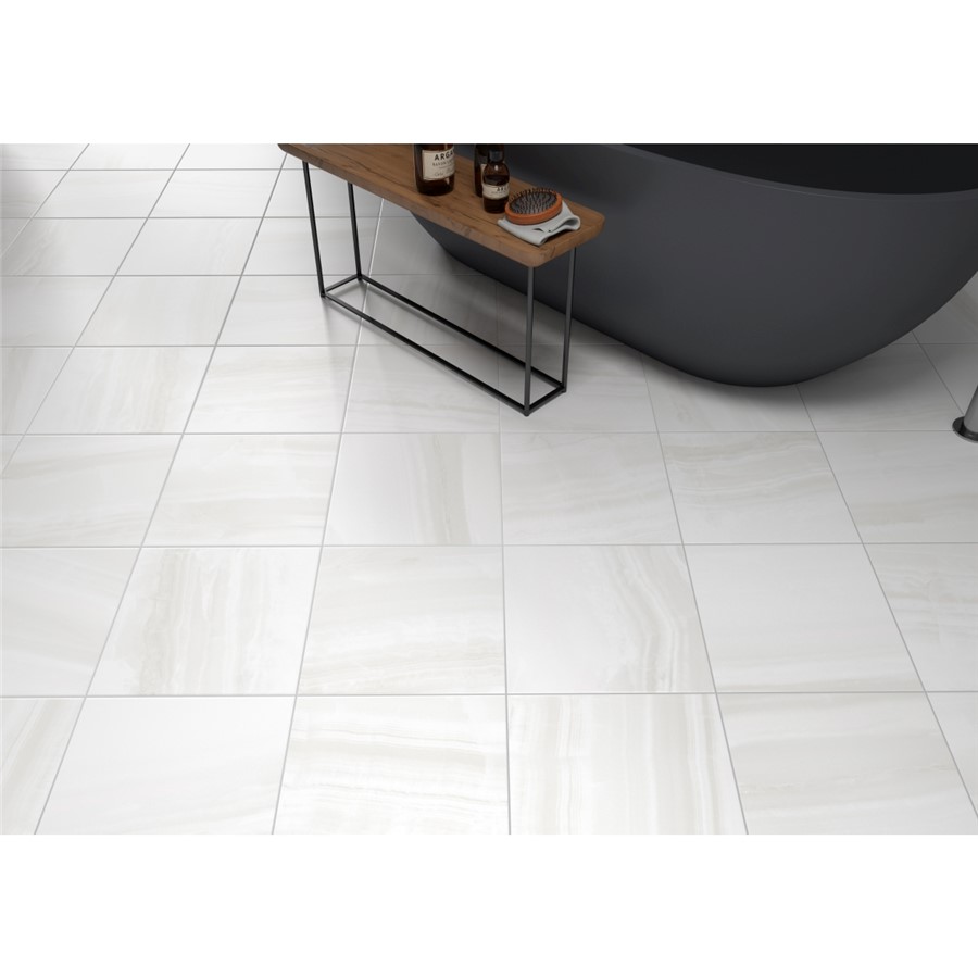 NB17887 MARBELLOUS ONICE BIANCO WALL & FLOOR TILE 330X330