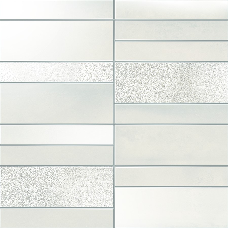 NB17915 SKY LUSTRE WHITE MOSAIC WALL TILE 300X300