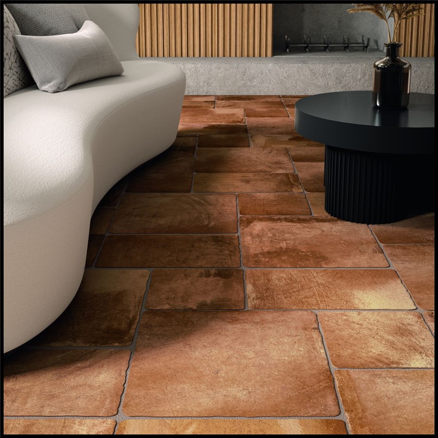 NB16666 RUSTIC COTTO 500X500 PORCELAIN WALL AND FLOOR