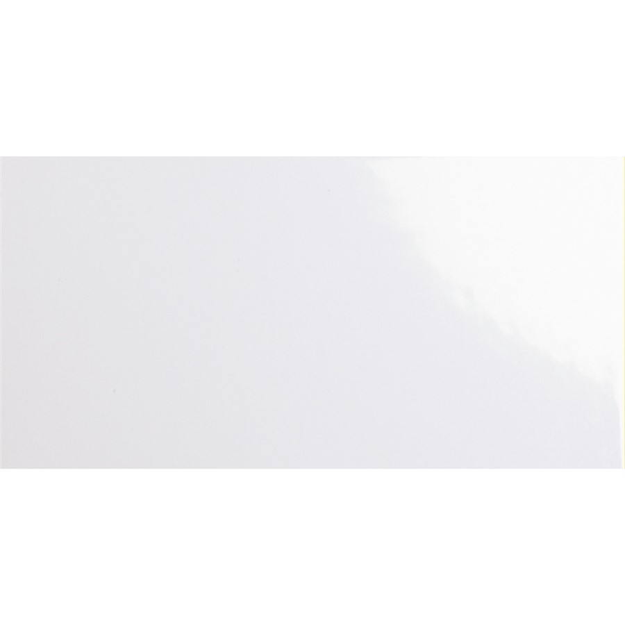 NB1200 NICOBOND GLOSS WHITE CERAMIC WALL TILE 200X100 (CTN44)