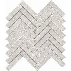 NB18278 METALLICA WHITE PORCELAIN MOSAIC 281X281