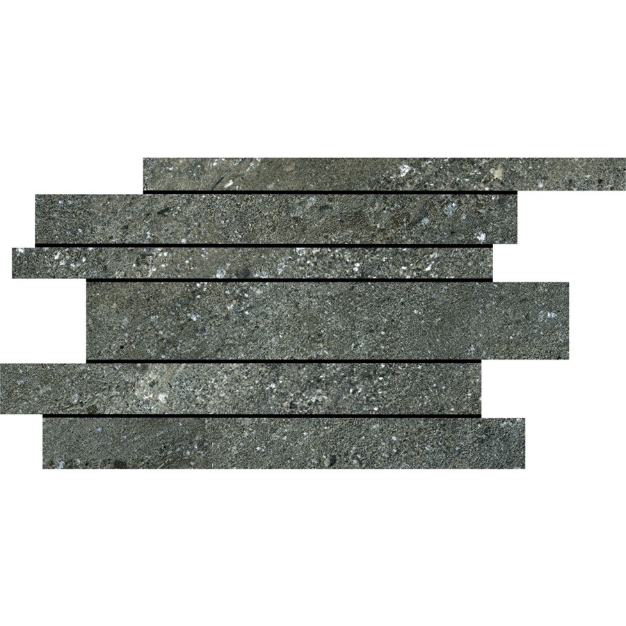 NB18355 HIGHLAND ANTRACITE PORCELAIN MOSAIC 250X590