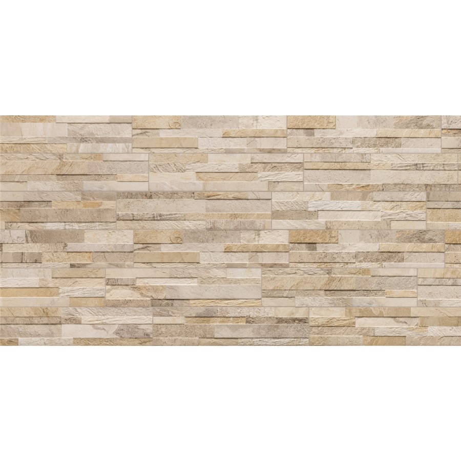 NB18286 SPLIT FACE SLATE CREAM WALL TILES 150X610