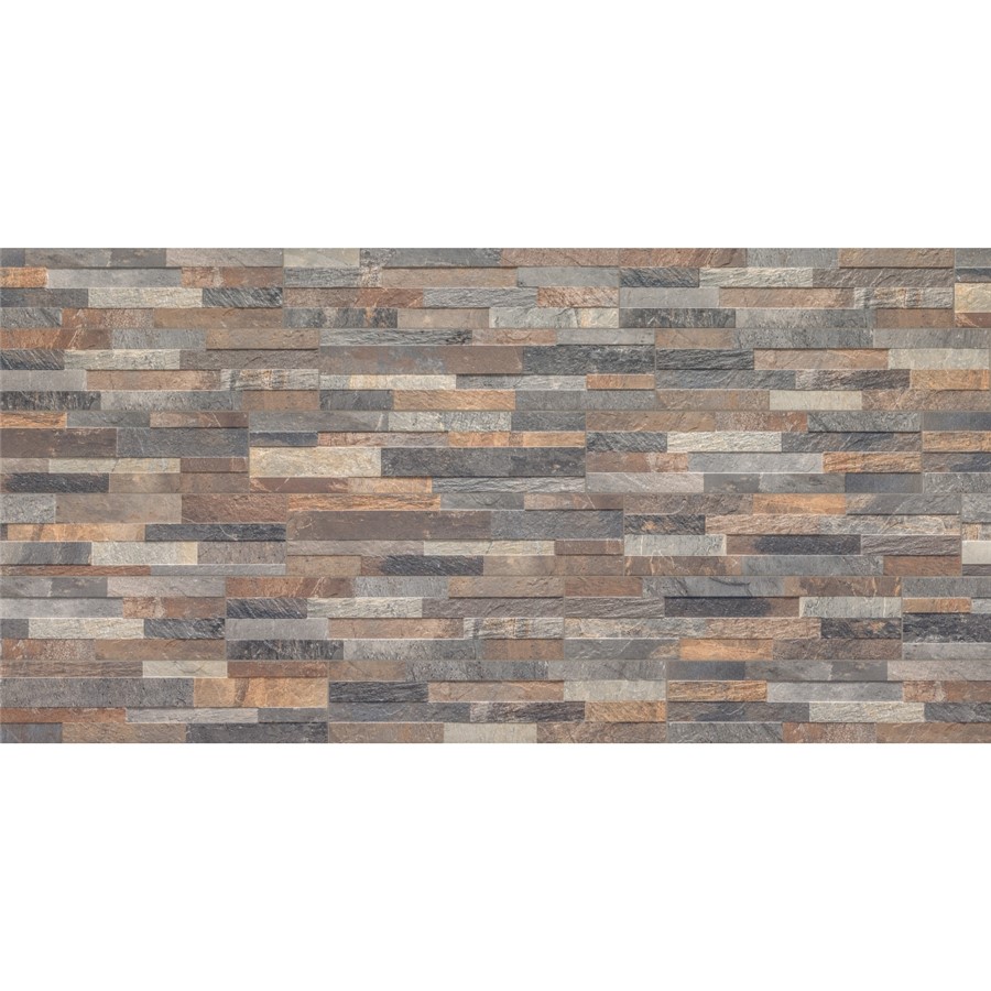 NB18288 SPLIT FACE SLATE MULTICOLOUR WALL TILES 150X610