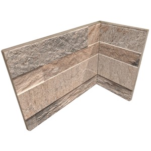 NB18291 SPLIT FACE SLATE BROWN INTERNAL ANGLE 200X100X150