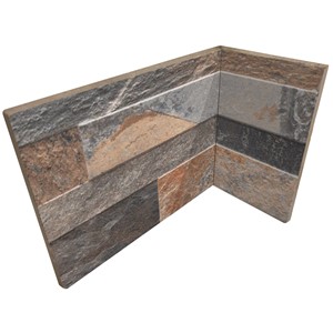 NB18292 SPLIT FACE SLATE MULTICOLOUR INTERNAL ANGLE 200X100X150