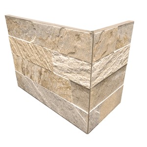 NB18294 SPLIT FACE SLATE CREAM EXTERNAL ANGLE 200X100X150