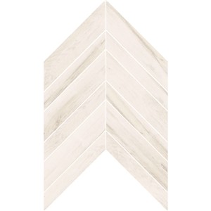 NB18408 WOODSTYLE BLANC CHEVRON MOSAIC 329X396