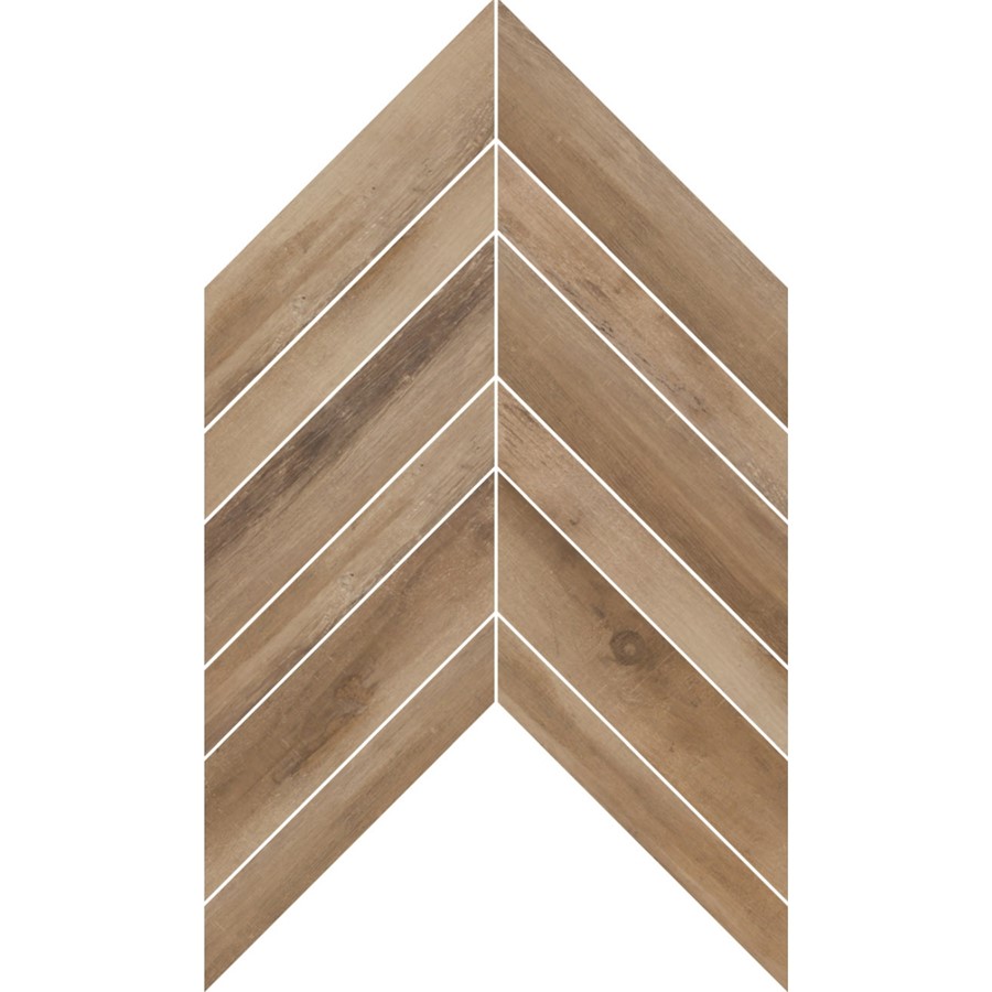 NB18410 WOODSTYLE BRUNE CHEVRON MOSAIC 329X396