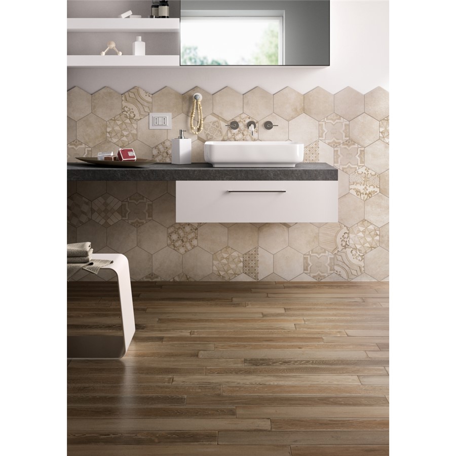 NB18561 PARQUET BROWN 100X700