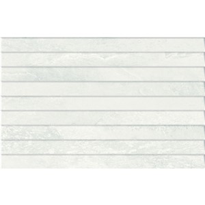 NB18391 FUTURE STONE WHITE OVERLAP DECOR WALL TILE 270X420