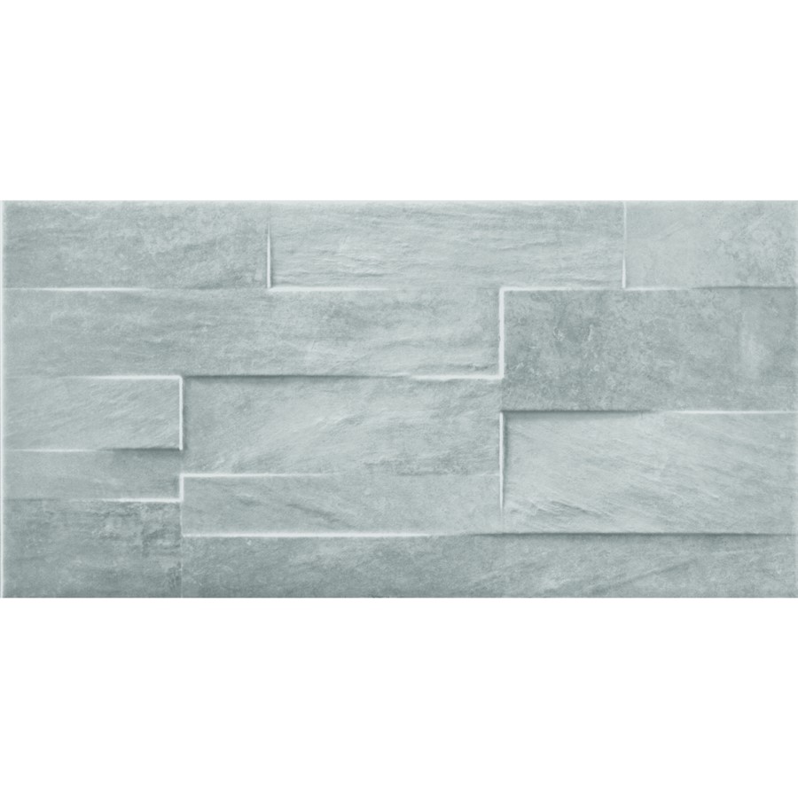 NB18579 CHELSEA 2 GREY BRICK DECOR WALL TILE 257X515