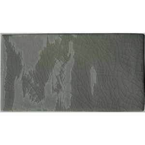 NB18104 CRACKLE DARK GREY GLOSS WALL TILE 75X150