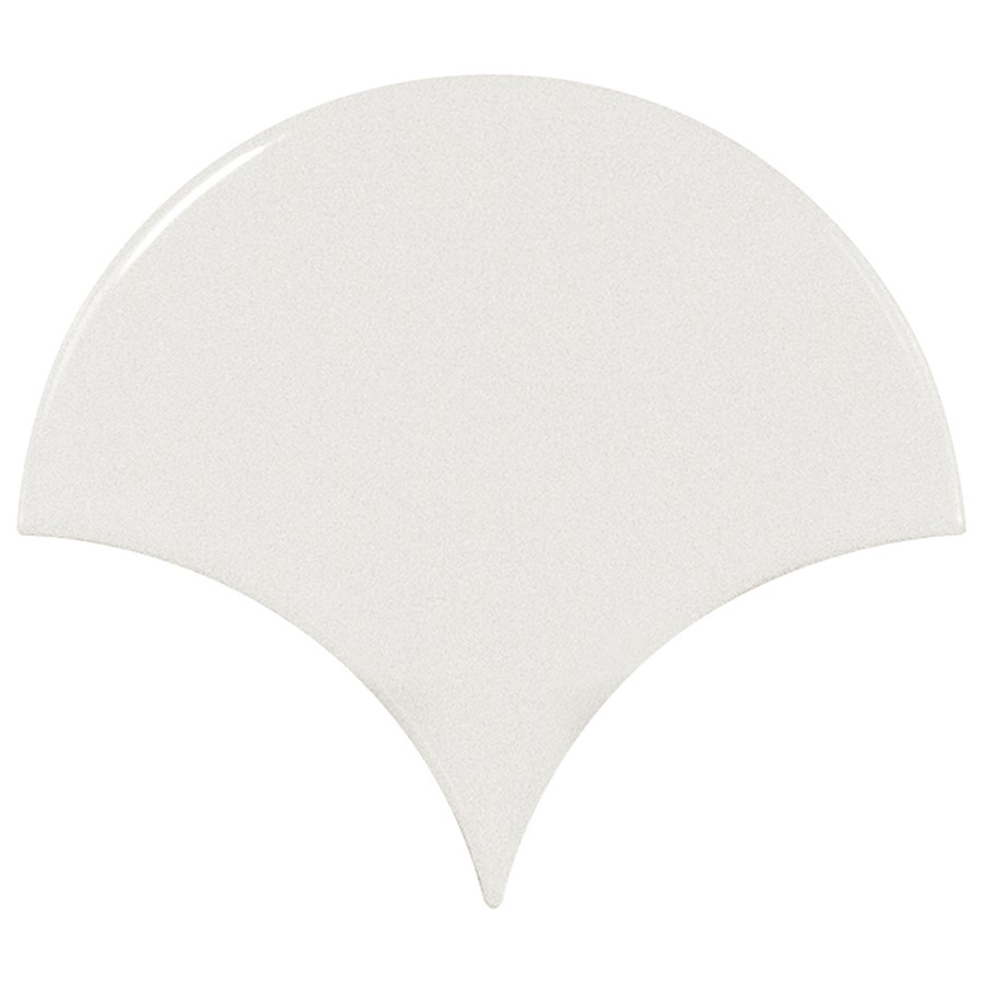 NB18110 SCALE WHITE INTERLOCKING GLOSS WALL TILE 106X120