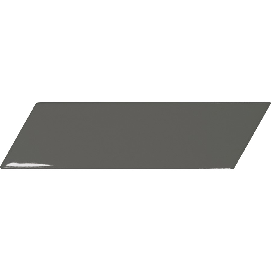 NB18126 CHEVRONA DARK GREY LEFT WALL TILE 186X52