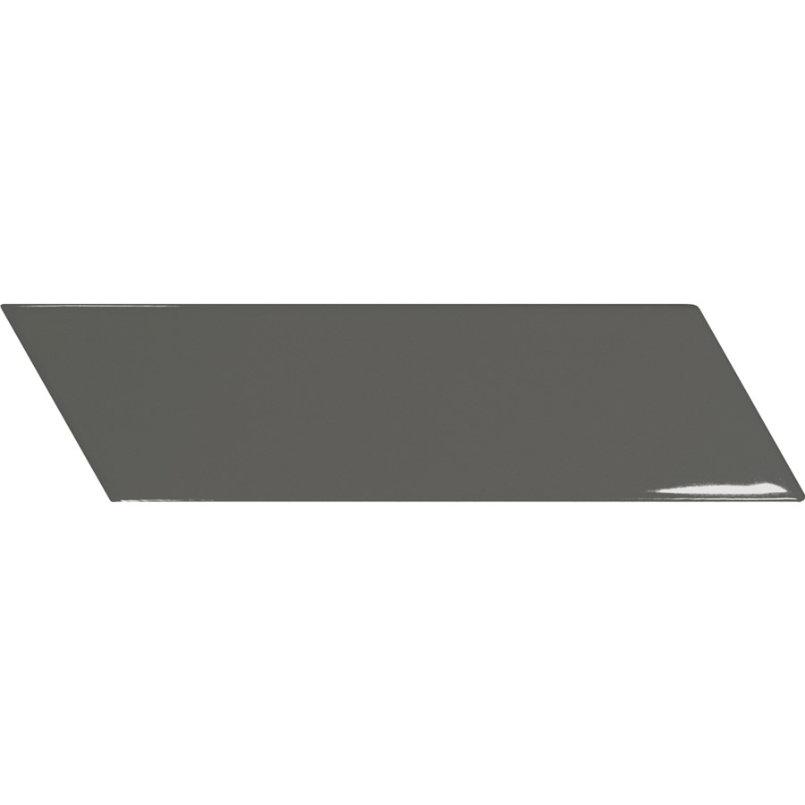 NB18127 CHEVRONA DARK GREY RIGHT WALL TILE 186X52