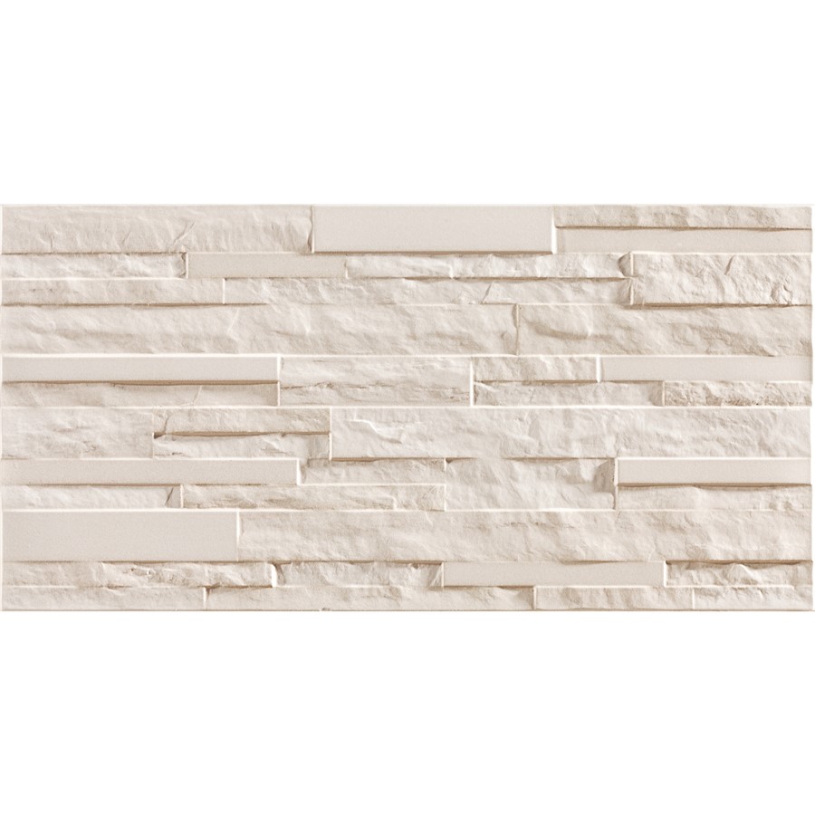 NB18711 INSPIRE WARM WHITE STRUCTURED WALL & FLOOR TILE 300X600;