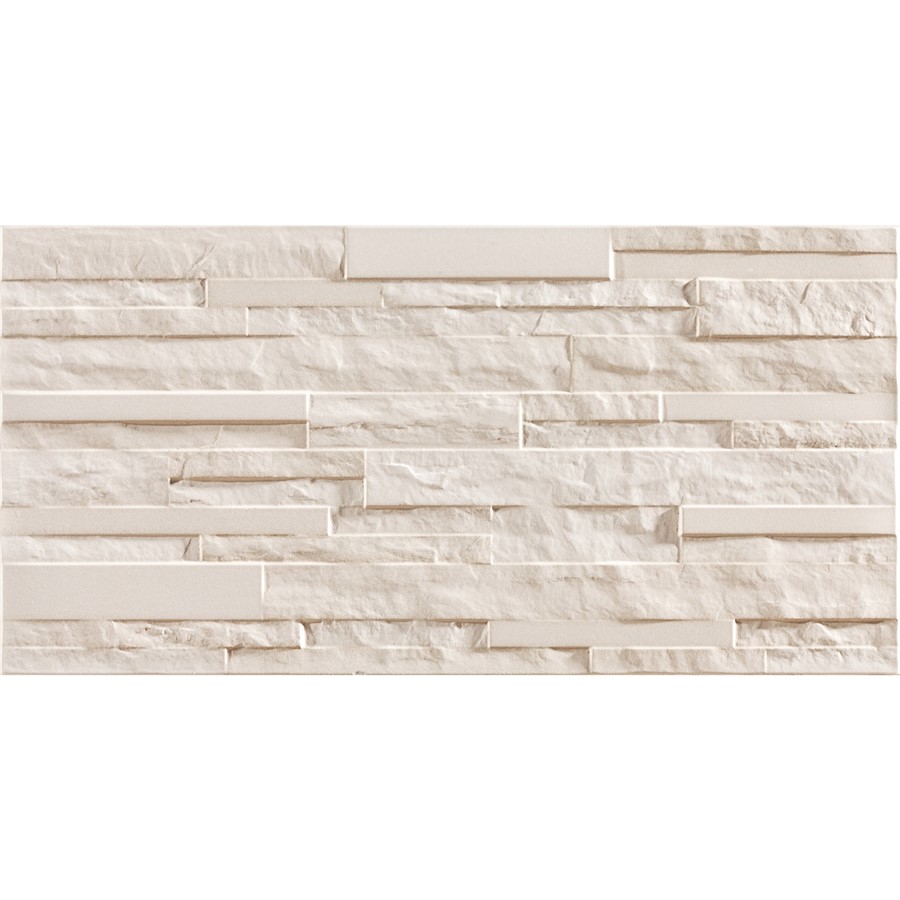 NB18711 INSPIRE WARM WHITE STRUCTURED WALL & FLOOR TILE 300X600