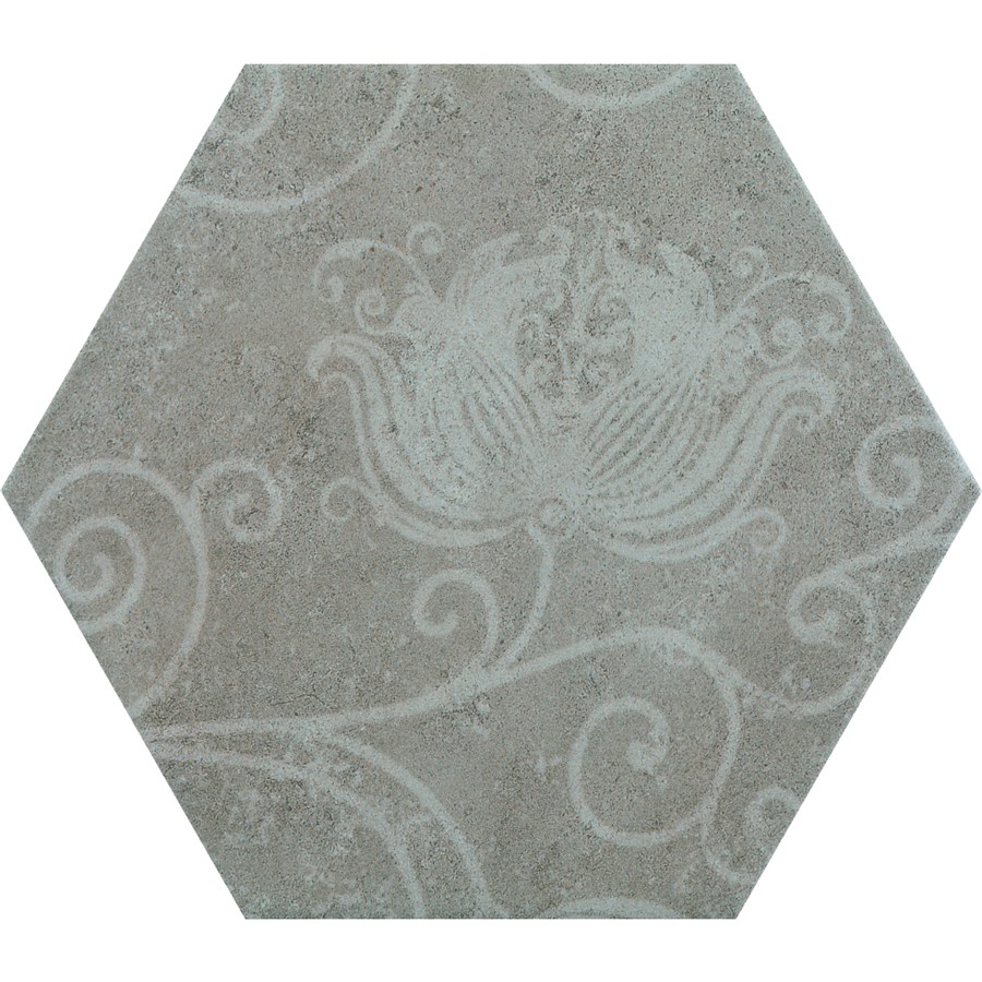 NB18987 MERGE HEXAGON COOL MULTI MIX DECOR WALL & FLOOR 250X220