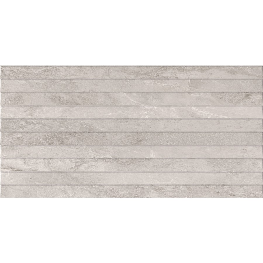 NB18383 FUTURE STONE GREY OVERLAP DECOR WALL TILE 300X600