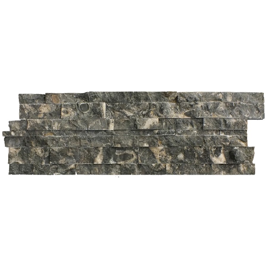 NB19153 SPLIT FACE MOSAIC BLACK 15 X 45