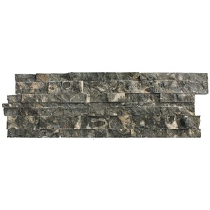 NB19153 SPLIT FACE MOSAIC BLACK 15 X 45