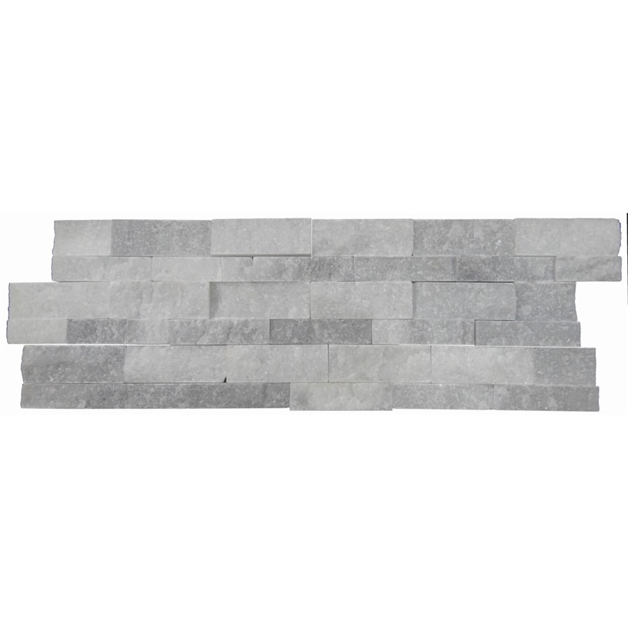 NB19154 SPLIT FACE MOSAIC SILVER GREY 15 X 45