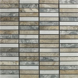 NB19156 AEGEAN MOSAIC GREY MIX 30 X 30 SHEET