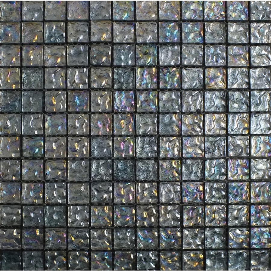 NB19167 JEWEL GLASS MOSAIC GREY 300X300 SHEET