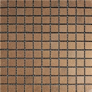 NB19171 GLITTER MOSAIC BRONZE 300X300 SHEET (2.4X2.4 CHIPS)