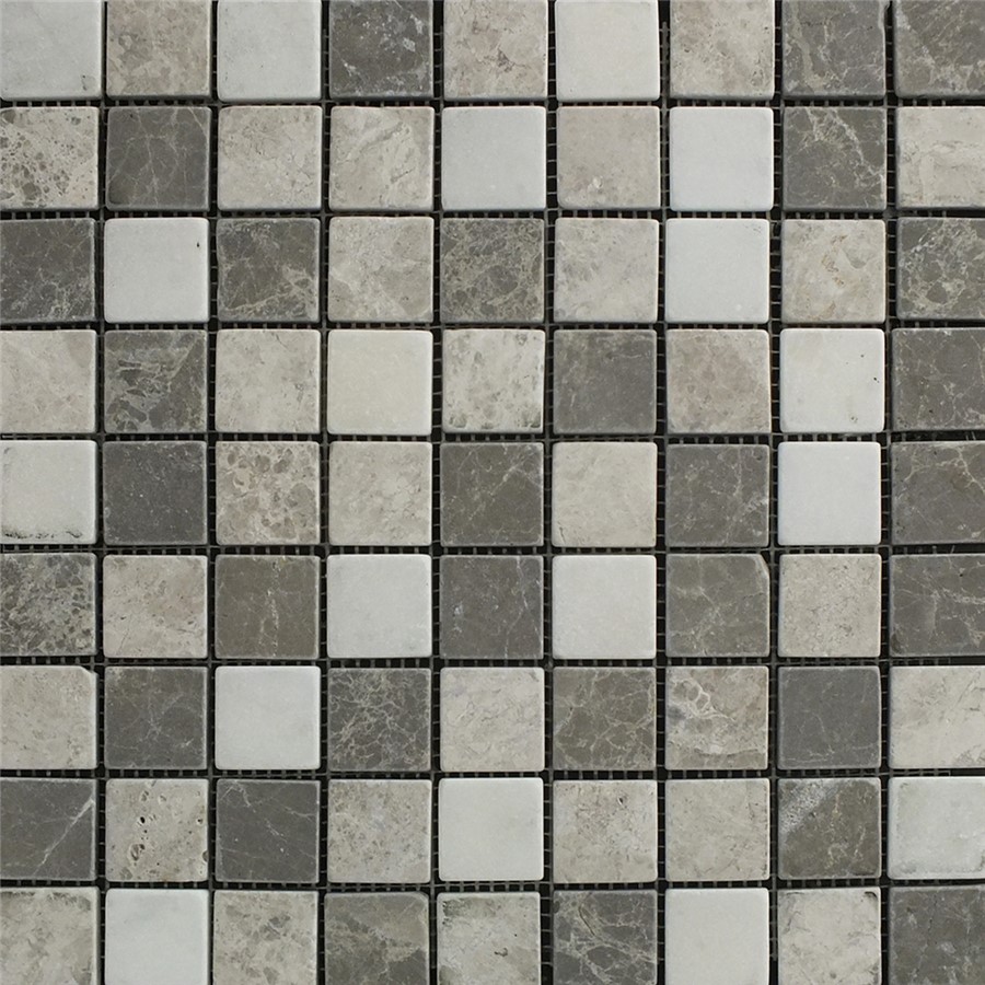 NB19190 AEGEAN MOSAIC GREY MIX 30X30CM SHEET