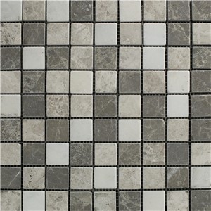 NB19190 AEGEAN MOSAIC GREY MIX 30X30CM SHEET