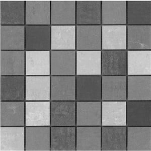 NB18155 GREY MIX PORCELAIN MOSAIC 300X300 SHEET