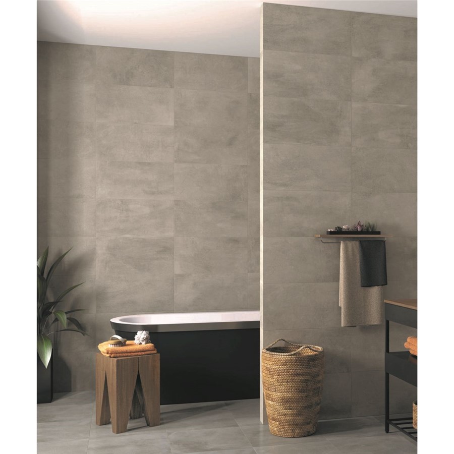 NB15504 MARMO STU GREY MATT WALL TILE 270X420