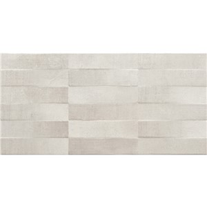 NB15514 TOUCH LIGHT GREY SATIN BRICK DECOR WALL TILE 300X600