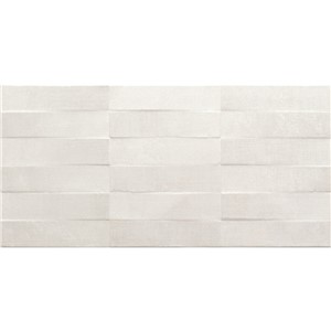 NB15524 TOUCH WHITE SATIN BRICK DECOR WALL TILE 300X600