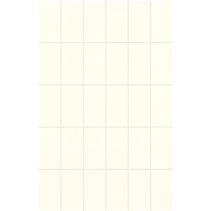 NB1901 AFFINITY MATT WHITE MOSAIC WALL TILE 270X420