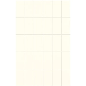 NB1901 AFFINITY MATT WHITE MOSAIC WALL TILE 270X420