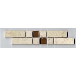 NB2702 AMERSHAM BOTTICINO MOSAIC LISTELLO 250X50MM