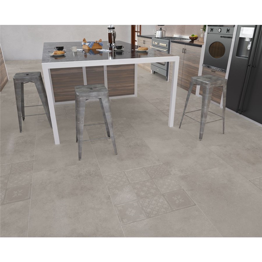 NB15532 600X600 CEMENT STONE PORCELAIN GREY