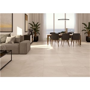NB15824 RIDGE CREAM 608 X 608 PORCELAIN FLOOR/WALL TILE