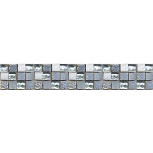 NB1100 CHESHAM SILVER MOSAIC MIX LISTELLO 48X295