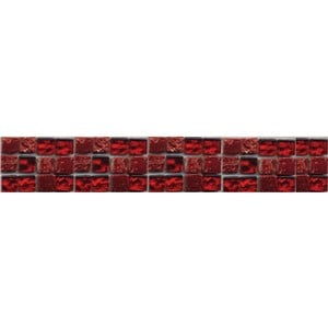 NB1101 CHESHAM RED MOSAIC MIX LISTELLO 48X295