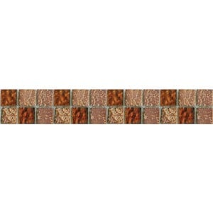 NB1107 CAMDEN BROWN MOSAIC MIX LISTELLO 48X295