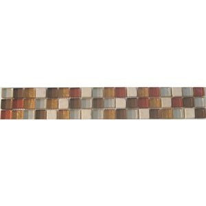 NB1109 HENDON CREAM - BRONZE - GOLD MOSAIC LISTELLO 48X300